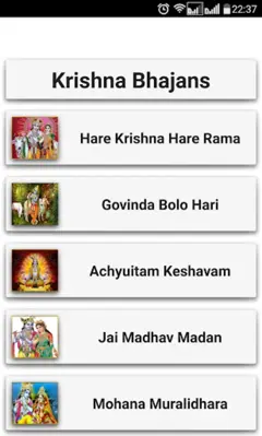 Krishna Bhajans android App screenshot 9